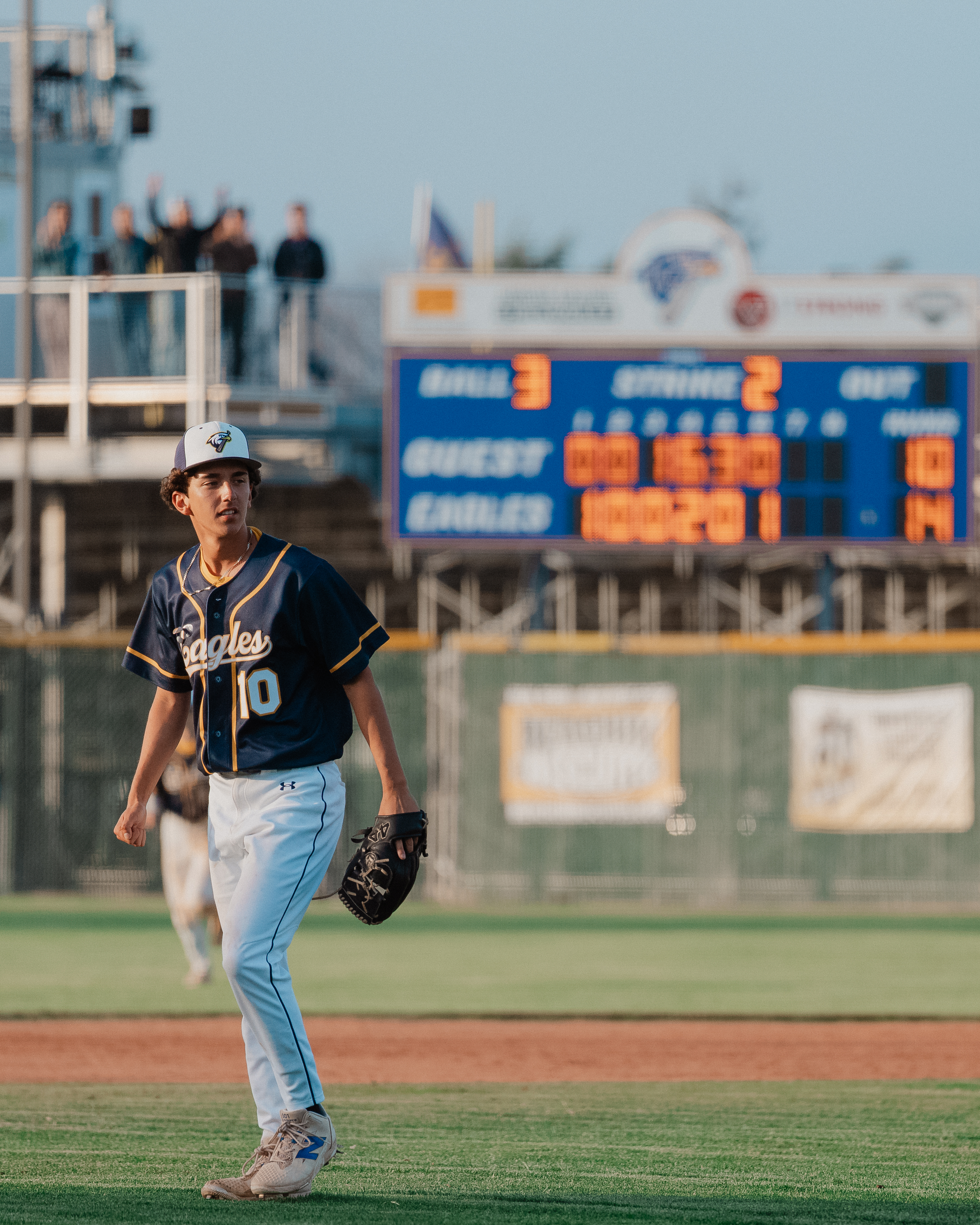 Arroyo Grande Eagles celebrate on senior night